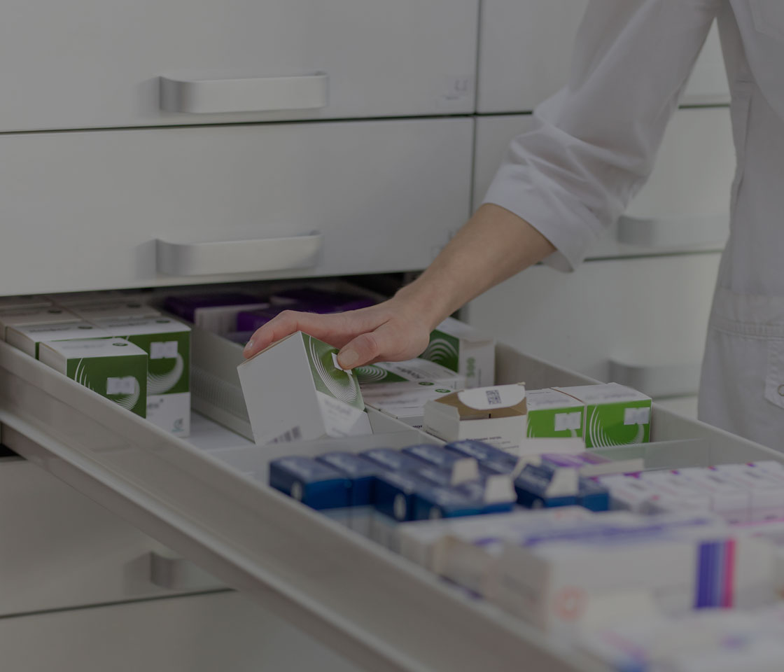 5 Drawer Prescription Unit - Pharmacy Metal Undercounter