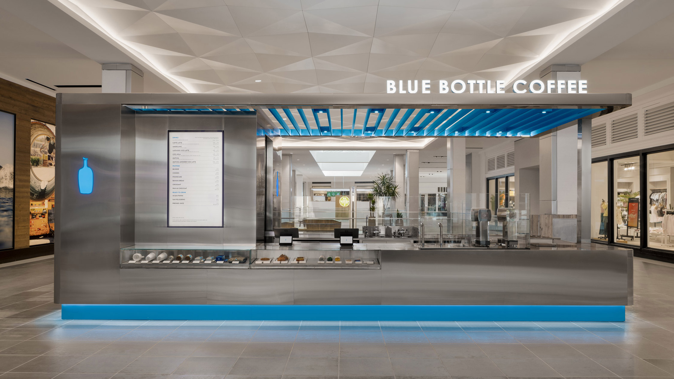 Kiosk customer flow example