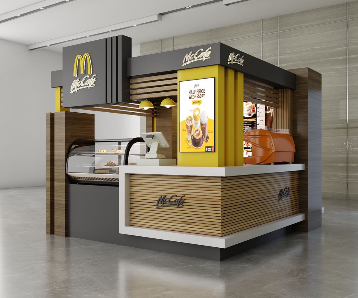 Kiosk customer flow example
